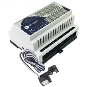 Haseman  RS-10PM2 - Z-Wave, DIN Rail, 10 CHANNEL RELAY module with power meter